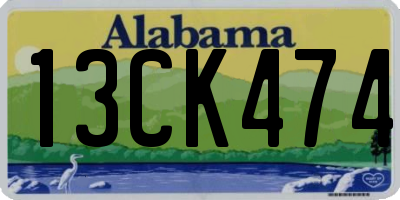 AL license plate 13CK474