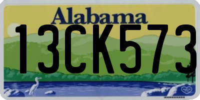 AL license plate 13CK573
