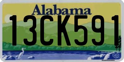 AL license plate 13CK591