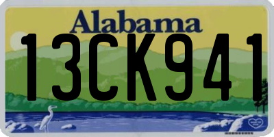 AL license plate 13CK941