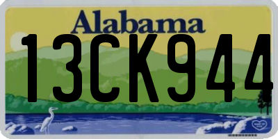 AL license plate 13CK944