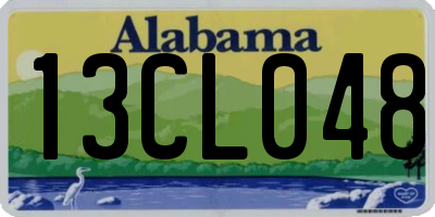 AL license plate 13CL048
