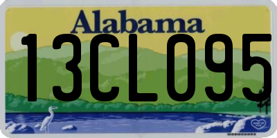 AL license plate 13CL095