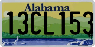 AL license plate 13CL153