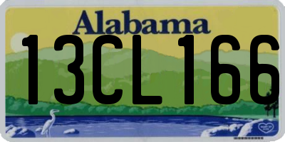 AL license plate 13CL166