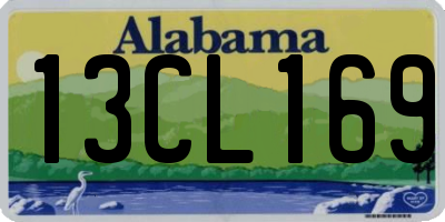 AL license plate 13CL169