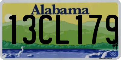 AL license plate 13CL179