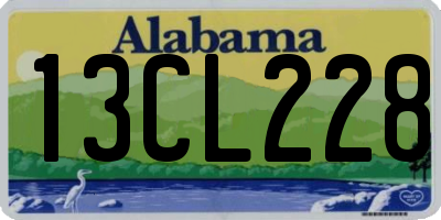 AL license plate 13CL228