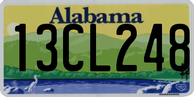 AL license plate 13CL248