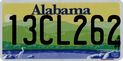 AL license plate 13CL262