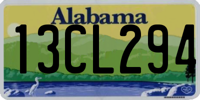 AL license plate 13CL294