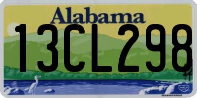 AL license plate 13CL298