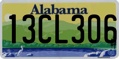 AL license plate 13CL306