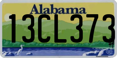 AL license plate 13CL373