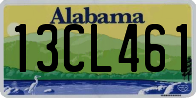 AL license plate 13CL461
