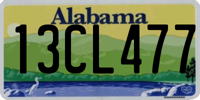 AL license plate 13CL477