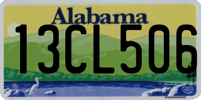 AL license plate 13CL506