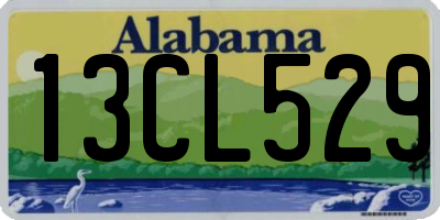 AL license plate 13CL529