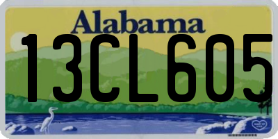 AL license plate 13CL605