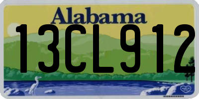 AL license plate 13CL912
