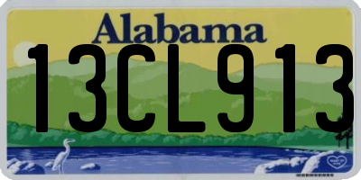 AL license plate 13CL913