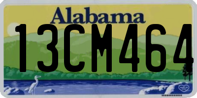 AL license plate 13CM464