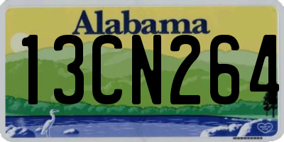 AL license plate 13CN264