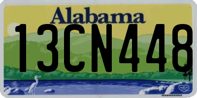 AL license plate 13CN448