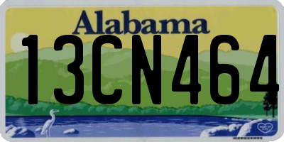 AL license plate 13CN464