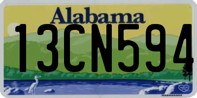 AL license plate 13CN594