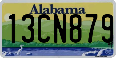 AL license plate 13CN879