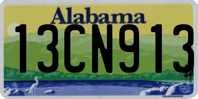 AL license plate 13CN913