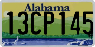 AL license plate 13CP145