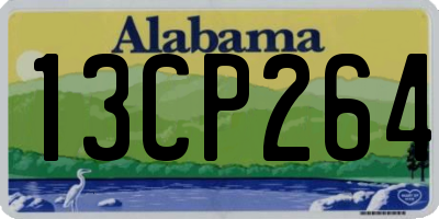 AL license plate 13CP264