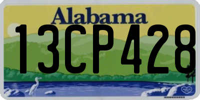 AL license plate 13CP428