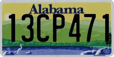 AL license plate 13CP471
