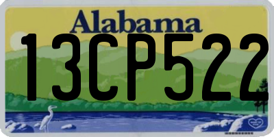 AL license plate 13CP522