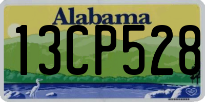AL license plate 13CP528