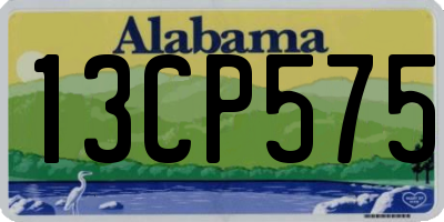 AL license plate 13CP575