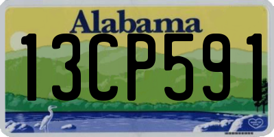AL license plate 13CP591