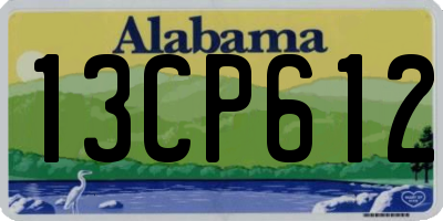 AL license plate 13CP612