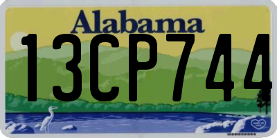 AL license plate 13CP744
