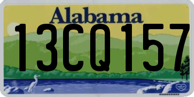 AL license plate 13CQ157