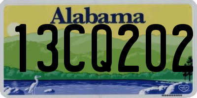 AL license plate 13CQ202