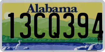 AL license plate 13CQ394
