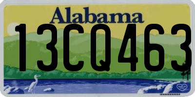 AL license plate 13CQ463
