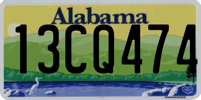 AL license plate 13CQ474