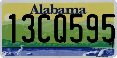 AL license plate 13CQ595