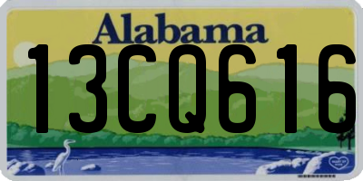 AL license plate 13CQ616