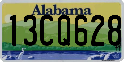AL license plate 13CQ628
